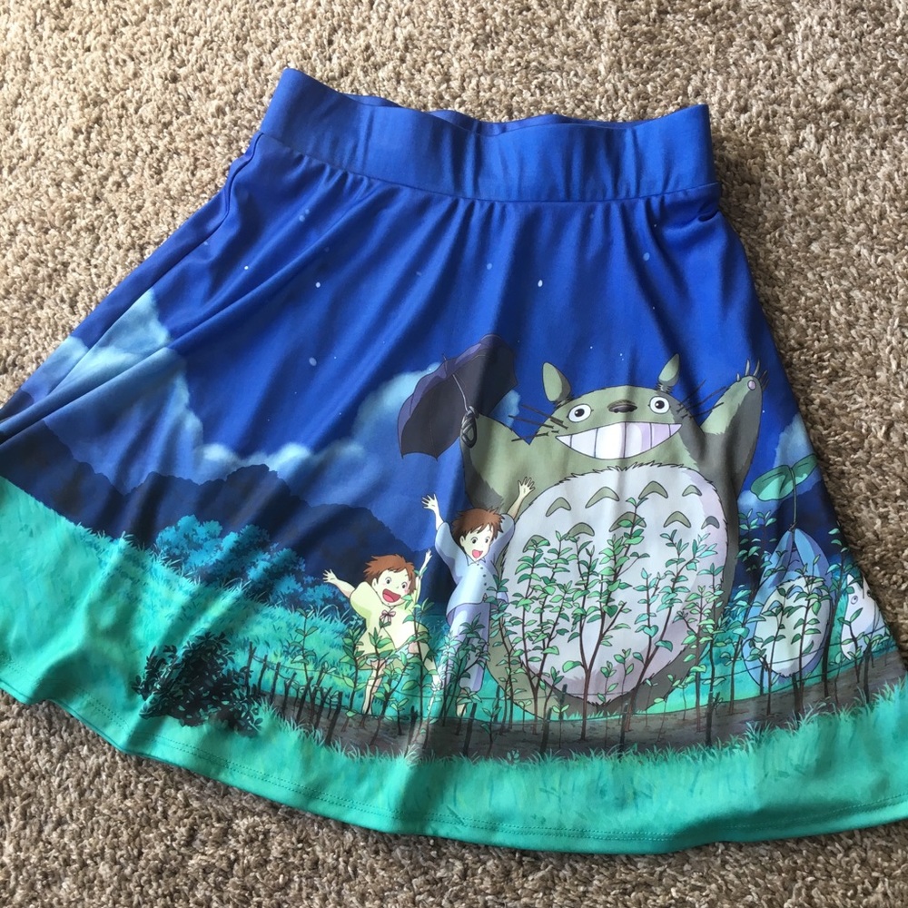 Totoro Studio Ghibli Skater Skirt